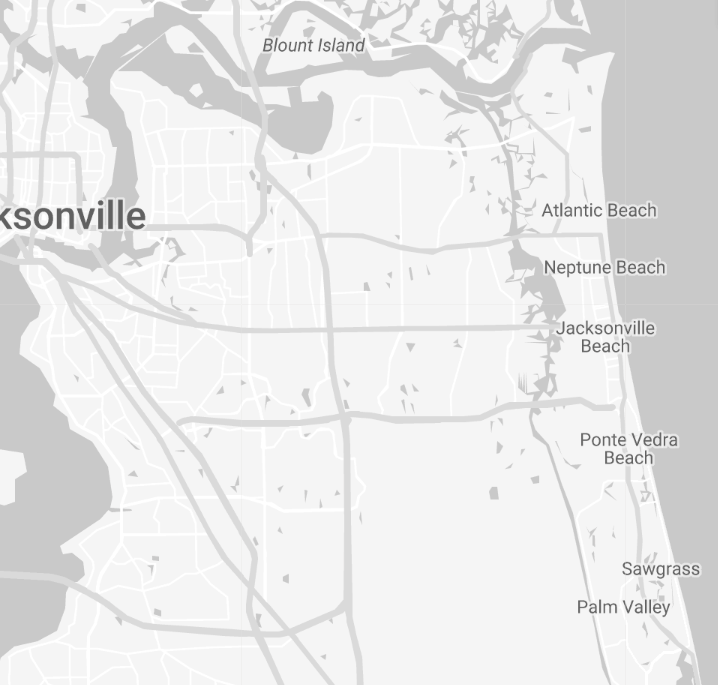 Service Area Impact Enclosures Map Of Beaches In Florida 